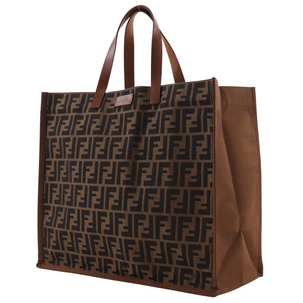 Fendi Zucca Nylon Canvas Tote Bag
