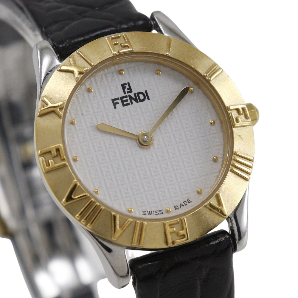 Fendi Gold Plated Stainless Steel Watch
