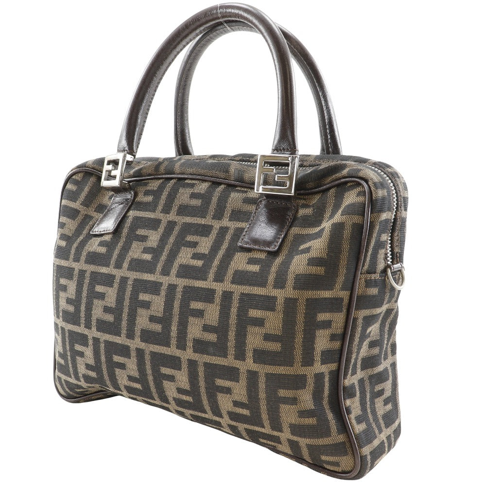 Fendi Zucca Nylon Canvas Handbag
