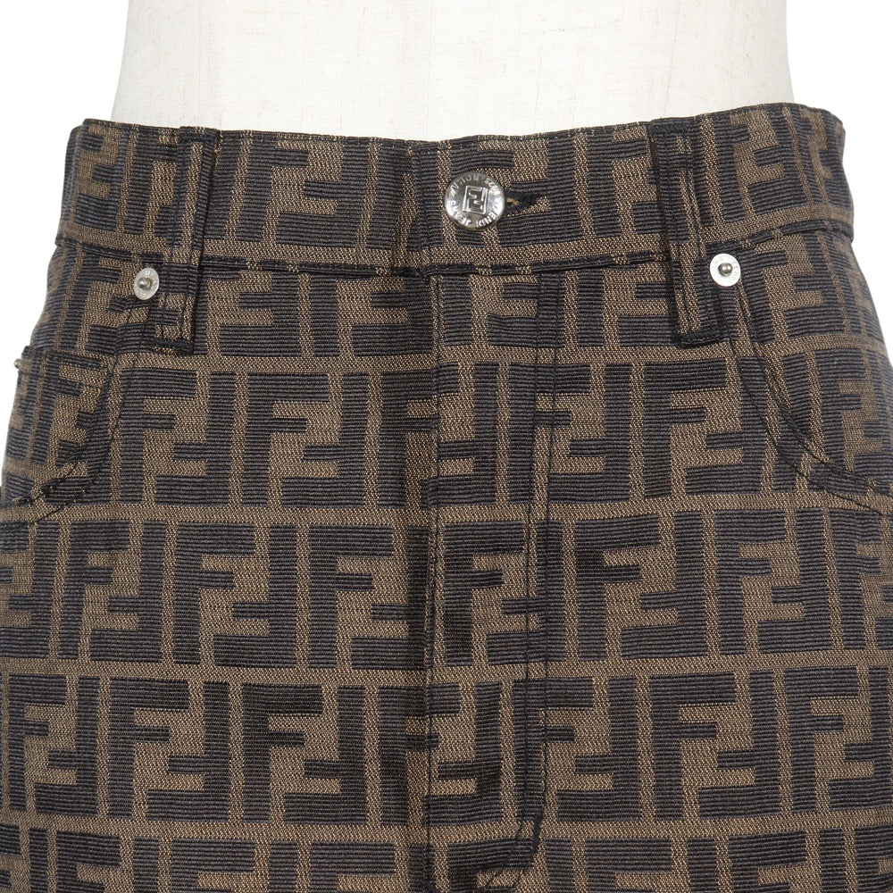 Fendi Zucca Polyester Cotton Skirt