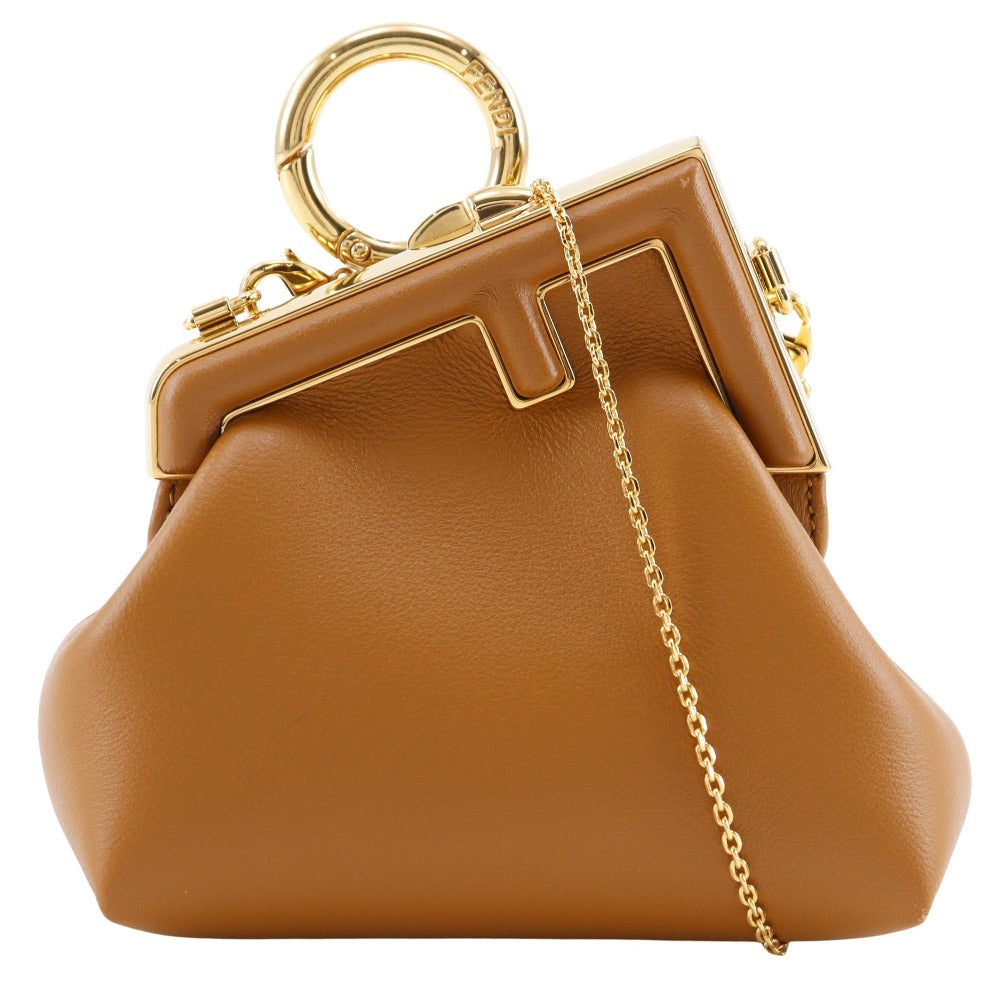 Fendi Nano First Leather 2way Shoulder Bag