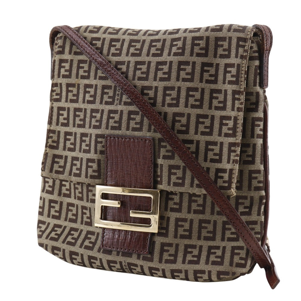 Fendi Zucchino Nylon Canvas Shoulder Bag