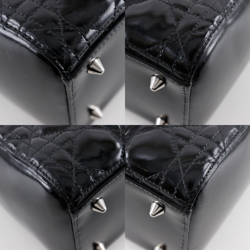 Dior Lady Dior Patent Leather 2way Bag
