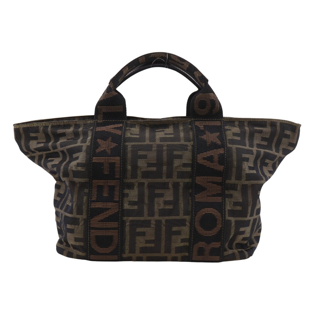 Fendi Zucca Nylon Canvas Handbag