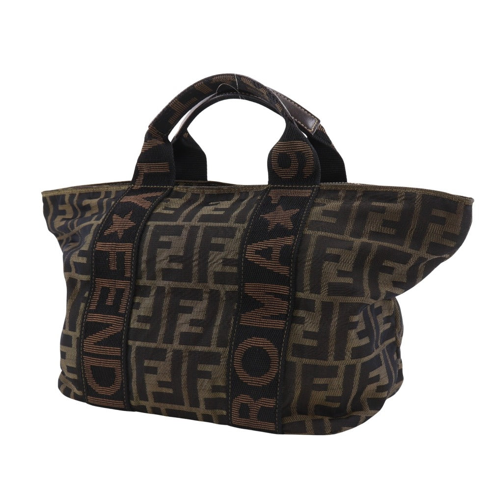 Fendi Zucca Nylon Canvas Handbag