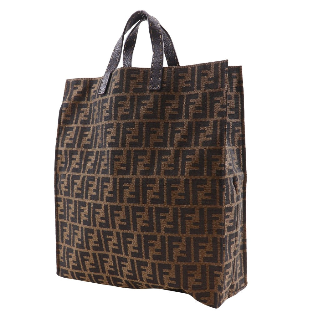 Fendi Zucca Nylon Canvas Handbag
