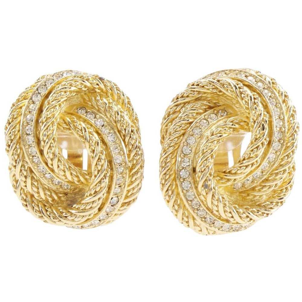 Dior Rhinestone Earrings