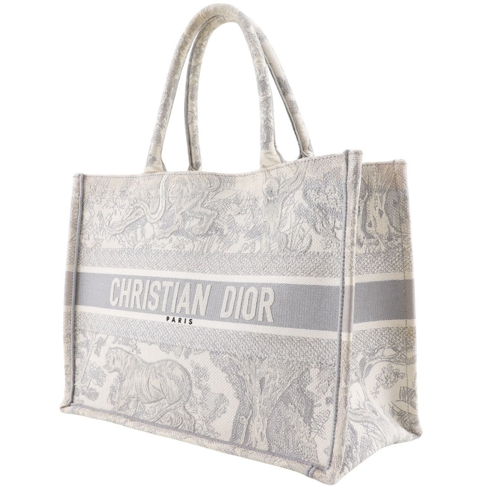 Dior Book Tote Toile de Jouy Jacquard Canvas Tote Bag