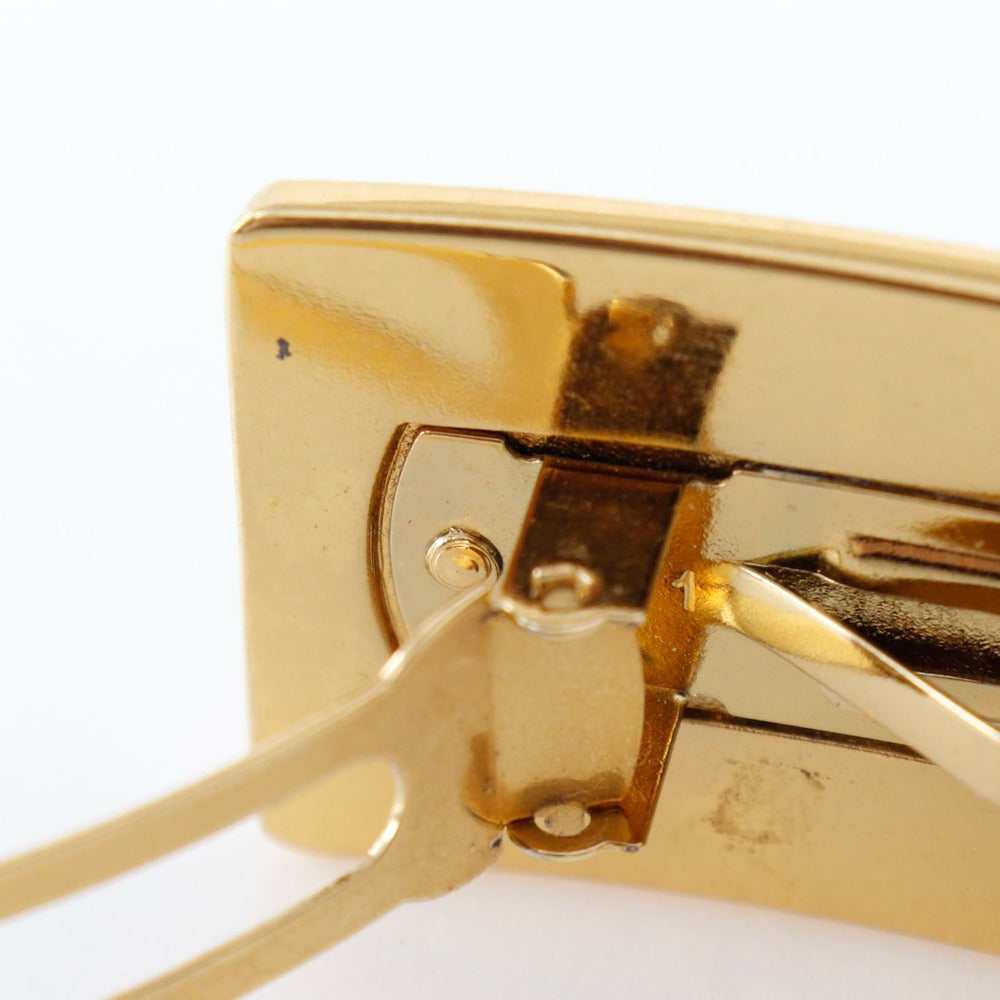 Chanel Logo Gold Plated Barrette