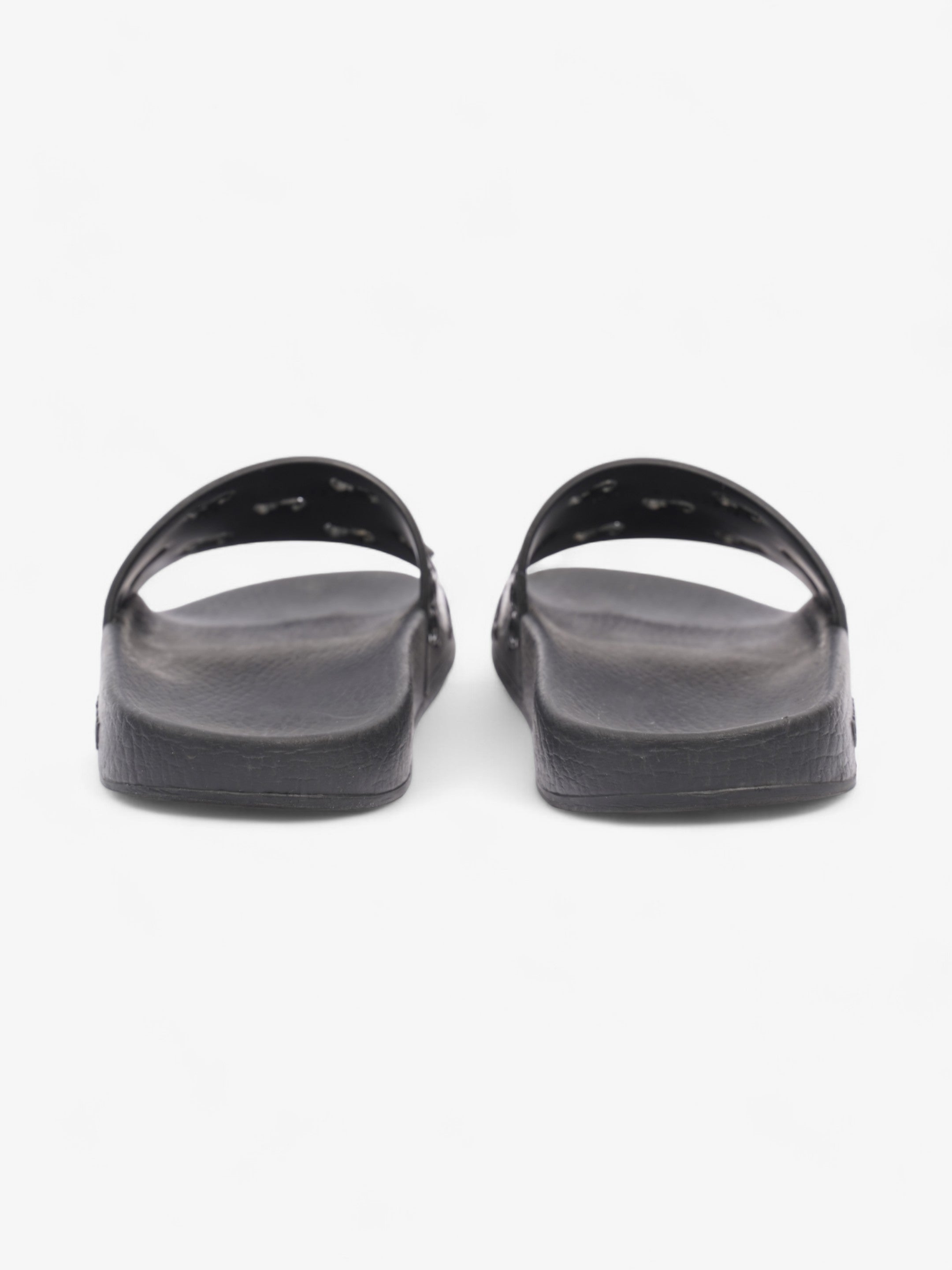 Gucci GG Slides Black Rubber EU 37 UK 4
