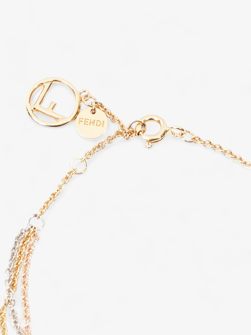 Fendi F is Fendi Bracelet Gold / Silver / Rose Gold Base Metal