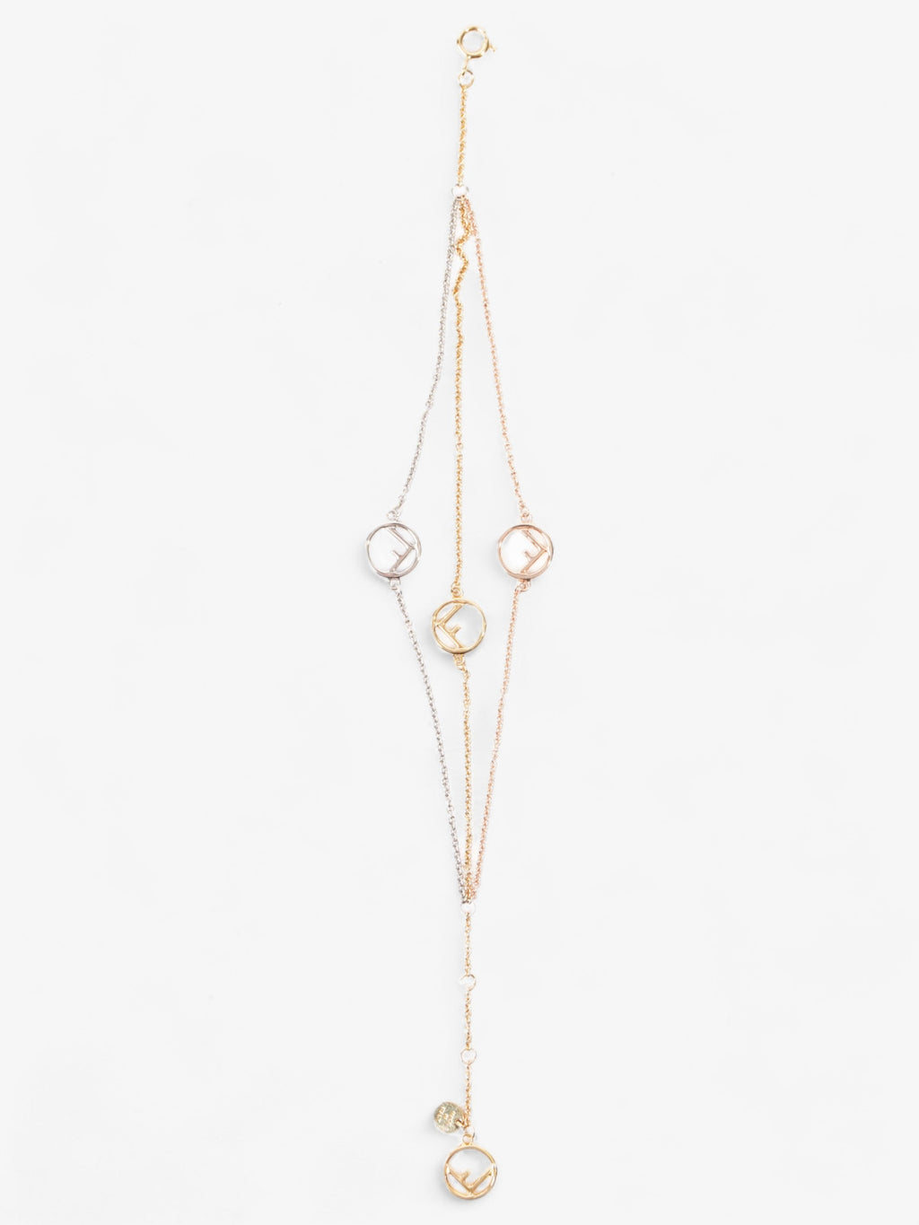 Fendi F is Fendi Bracelet Gold / Silver / Rose Gold Base Metal