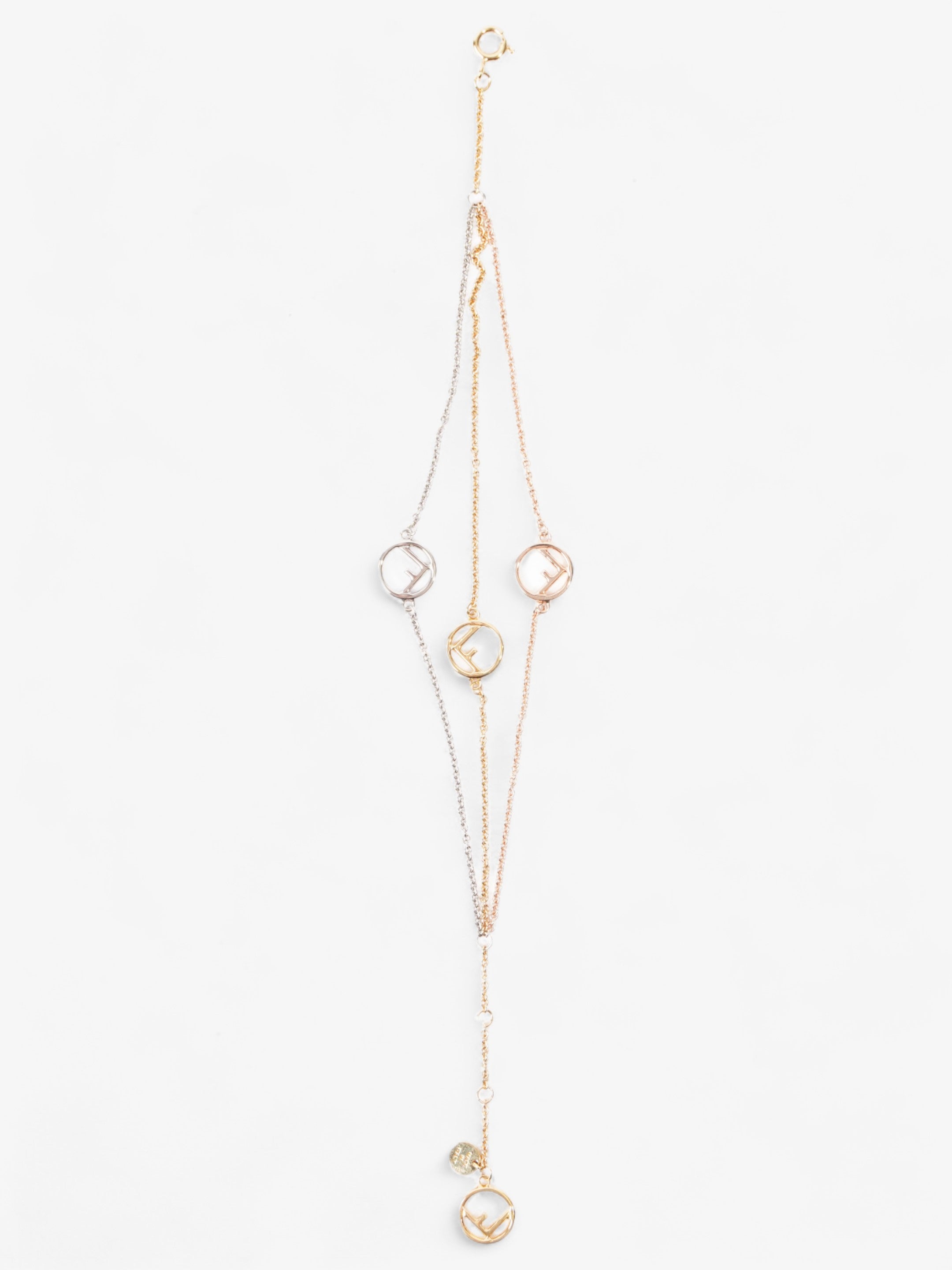 Fendi F is Fendi Bracelet Gold / Silver / Rose Gold Base Metal