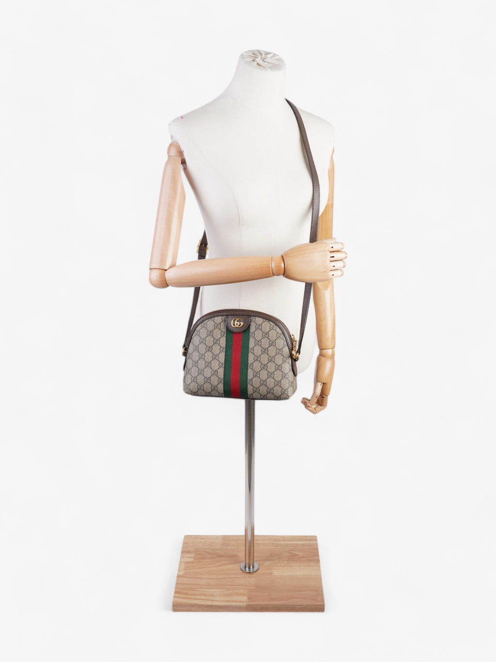 Gucci Ophidia GG Supreme / Brown Canvas Small