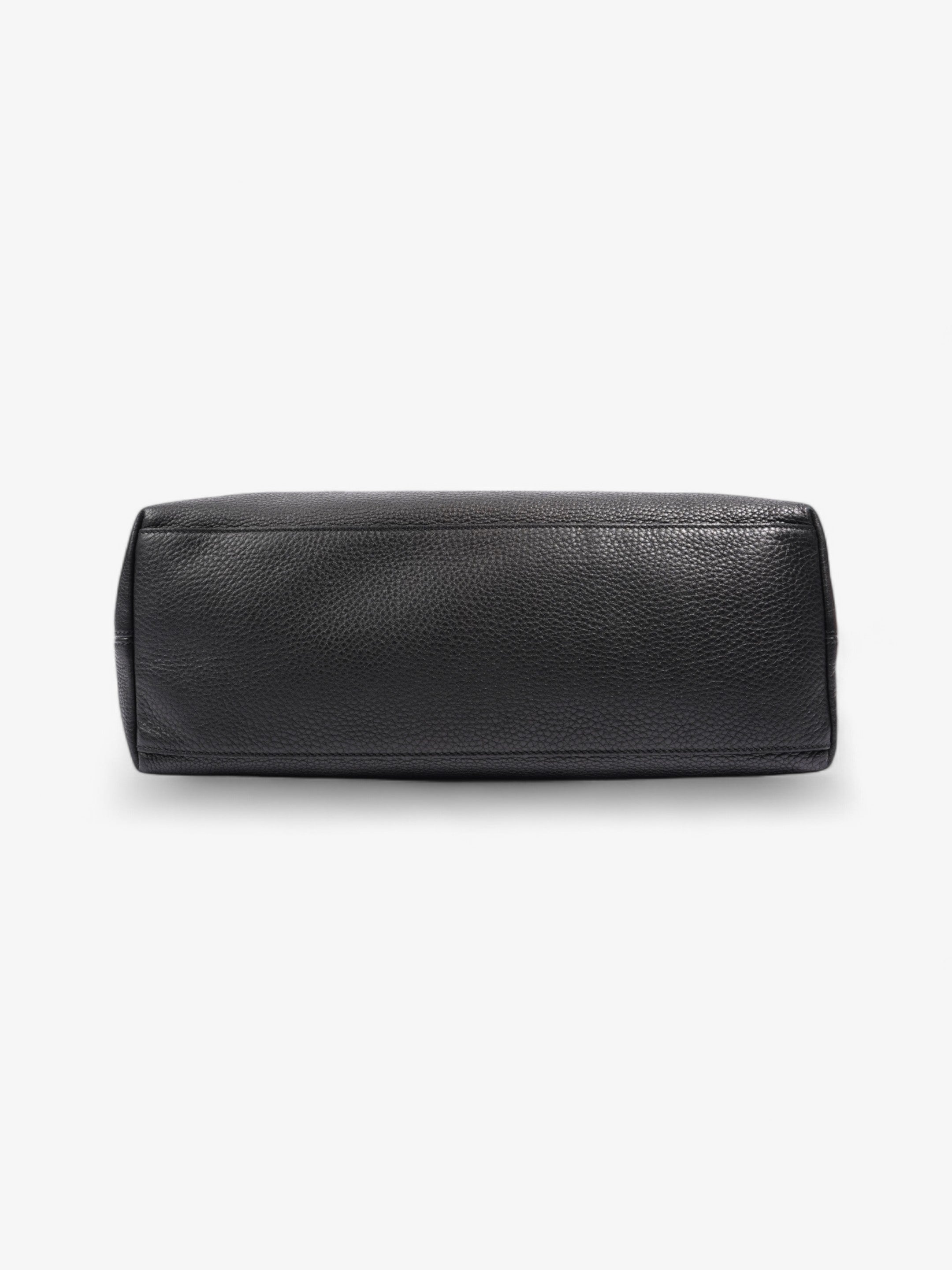 Gucci Soho Chain Tote Black Grained Leather Medium