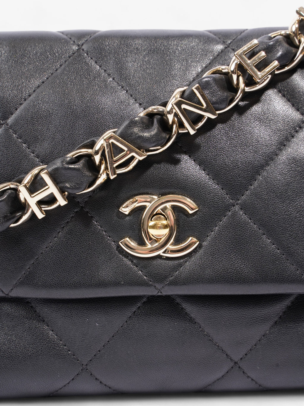 Chanel 19 Flap Black Lambskin Leather