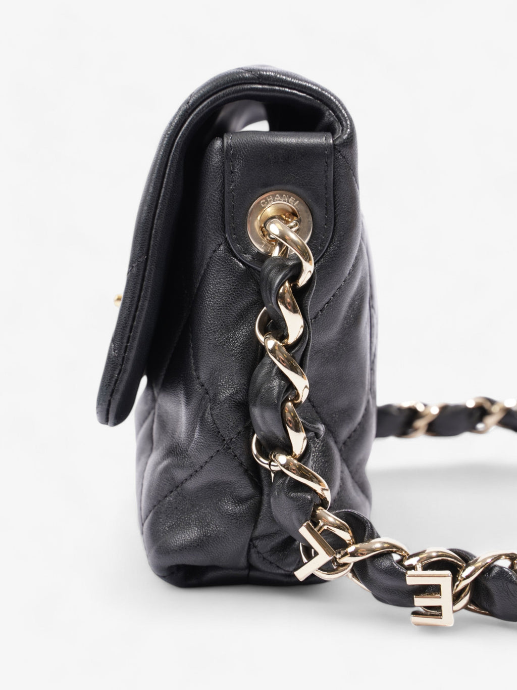 Chanel 19 Flap Black Lambskin Leather