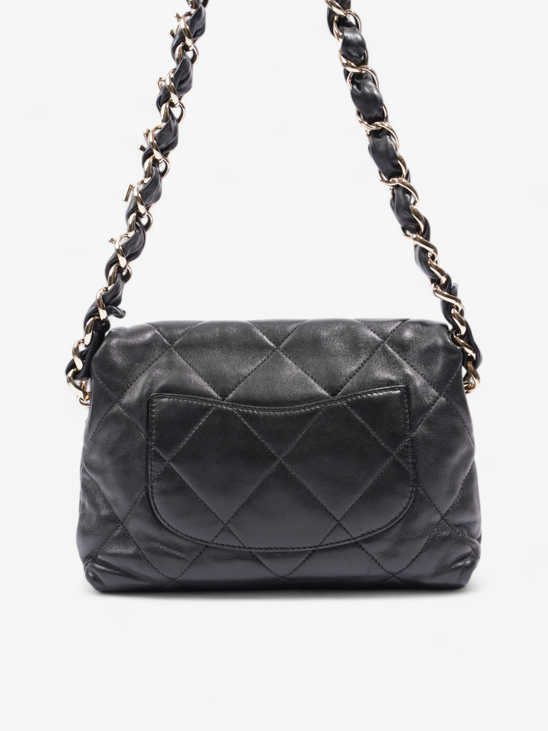 Chanel 19 Flap Black Lambskin Leather
