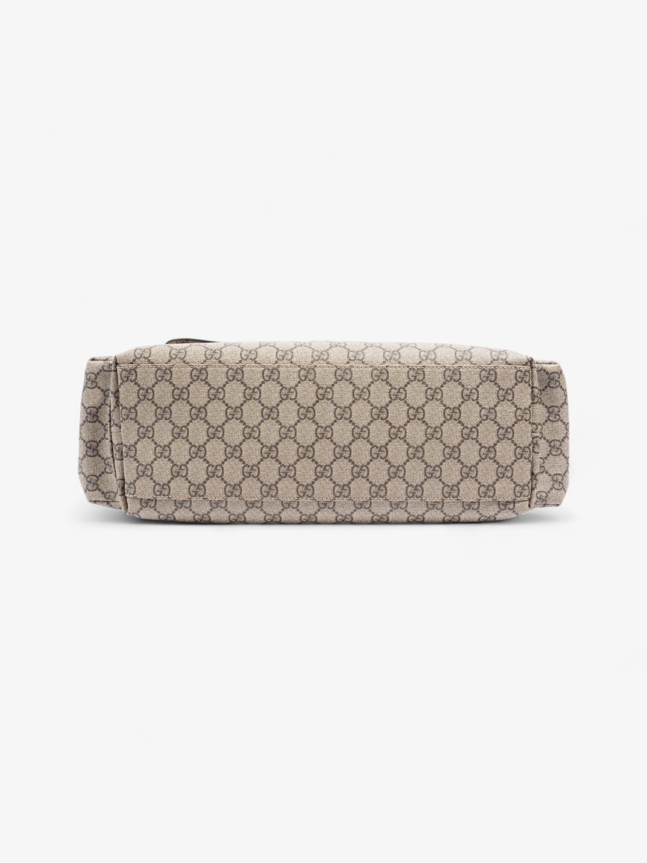 Gucci Baby Changing Bag GG Supreme / Brown Coated Canvas Medium