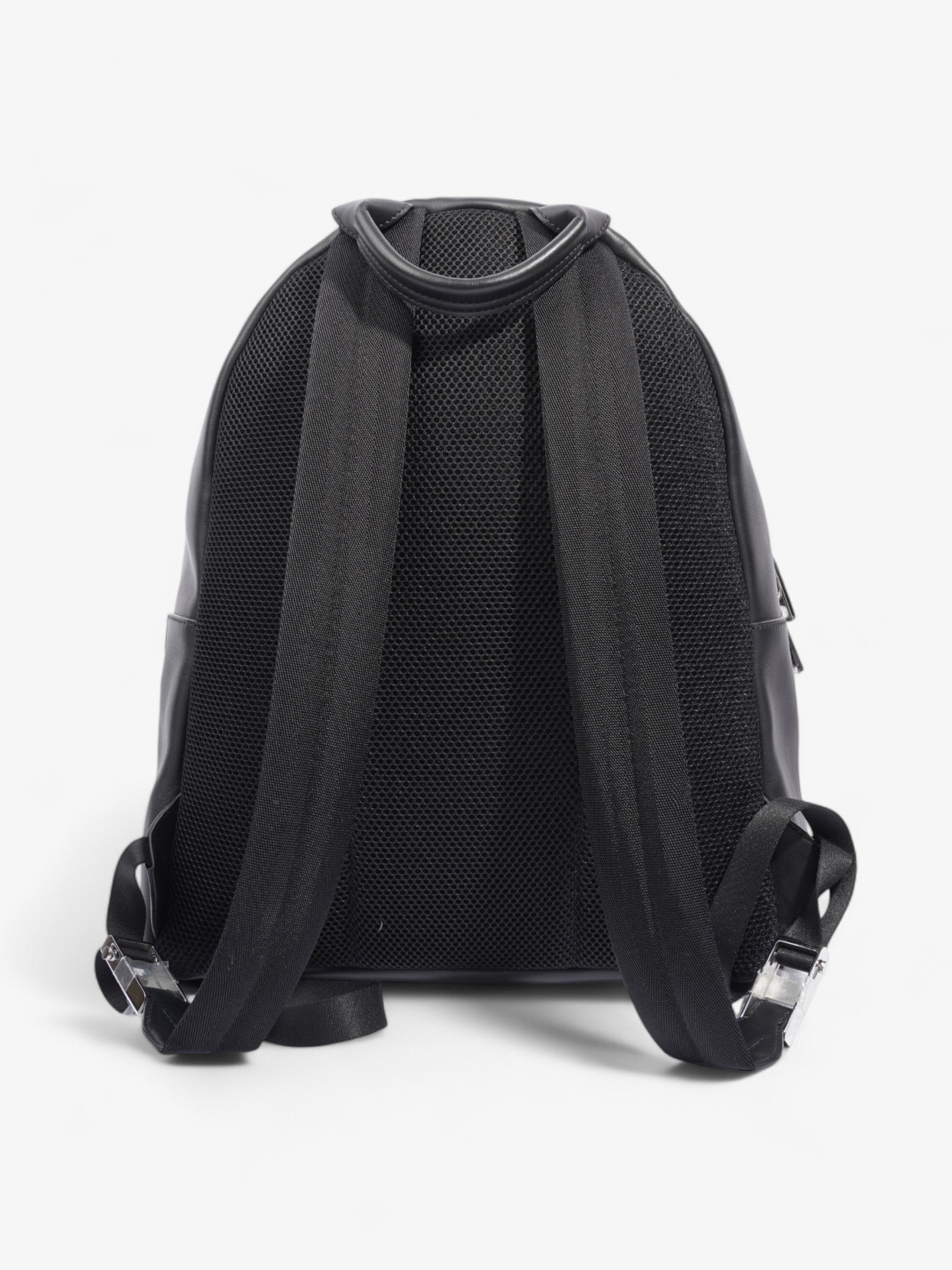 Fendi Carlito Karl Lagerfeld Backpack Black Leather