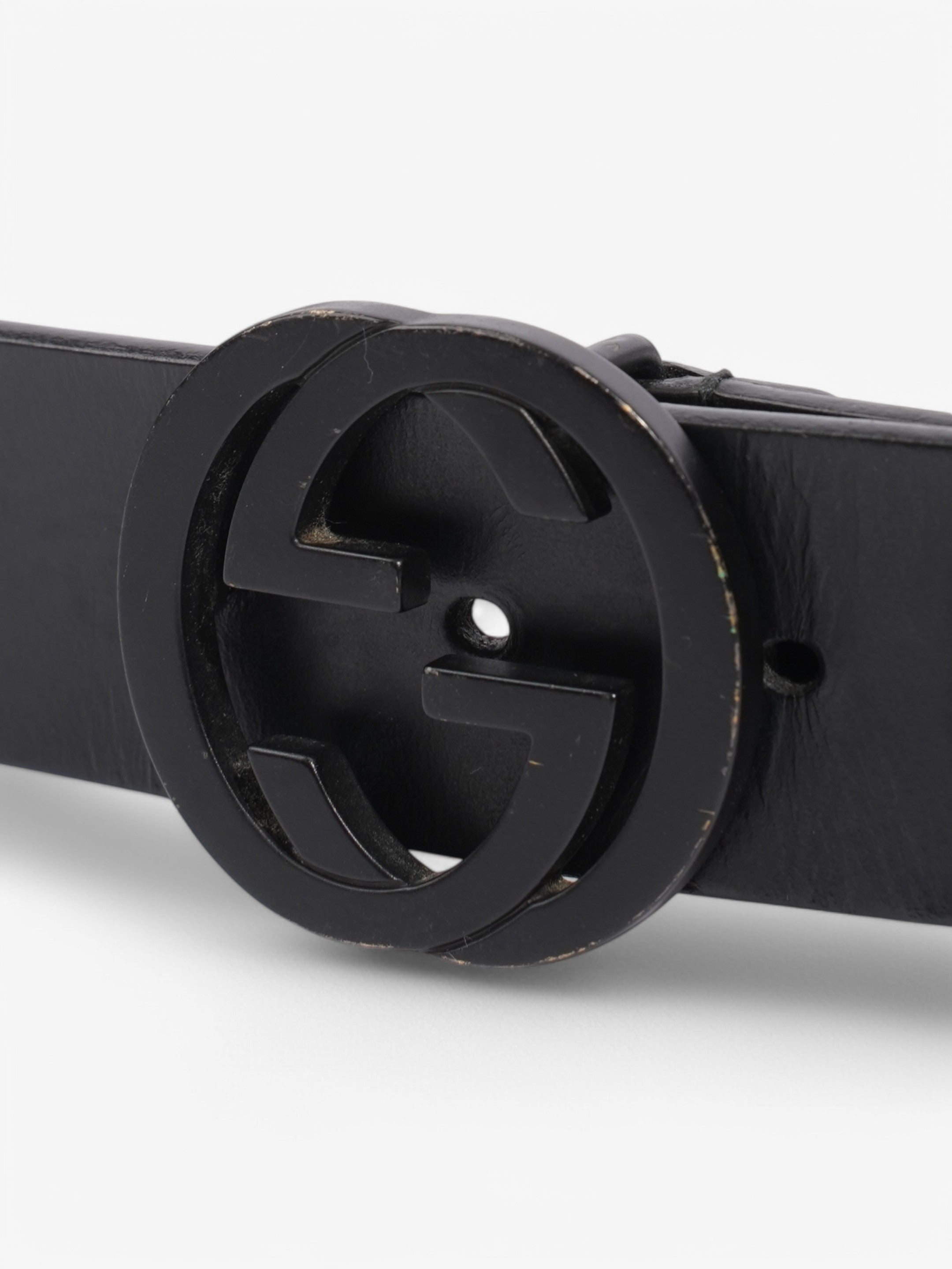 Gucci GG Belt Black Leather