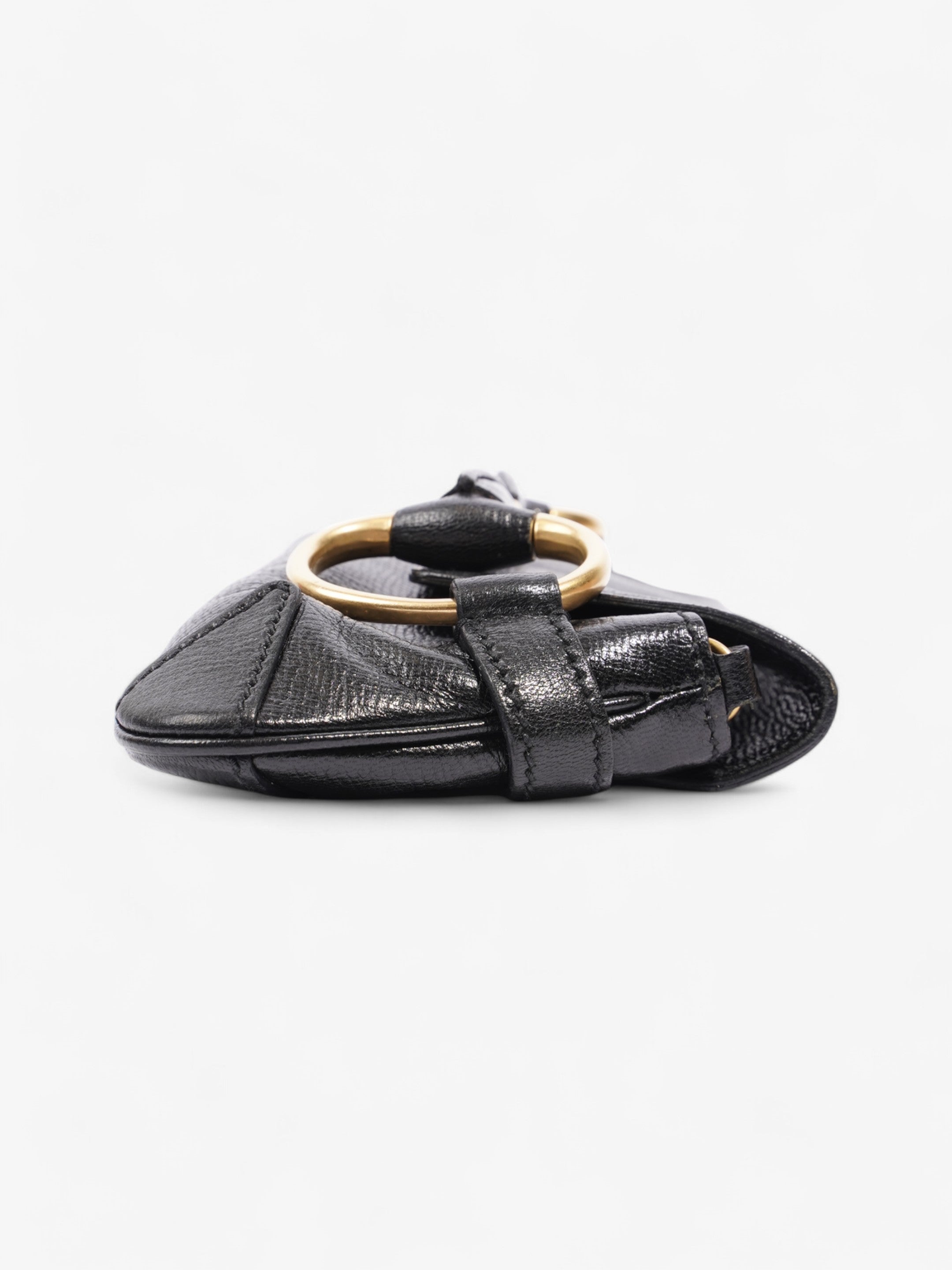 Gucci Horsebit Clutch Black Leather