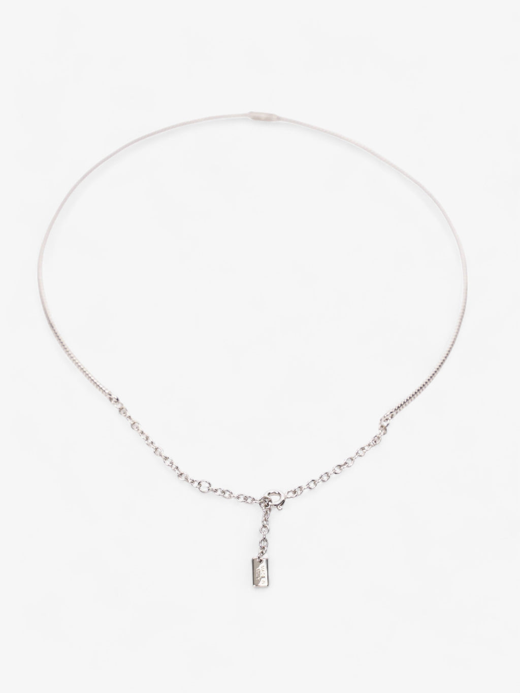Fendi Small FF Choker Silver Base Metal