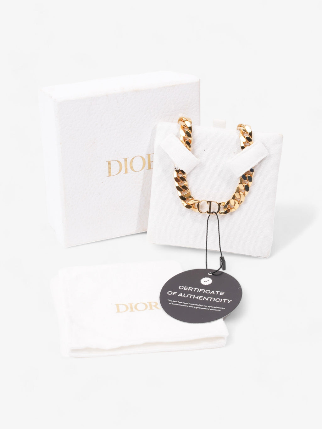 Christian Dior 30 Montaigne Choker Gold Base Metal
