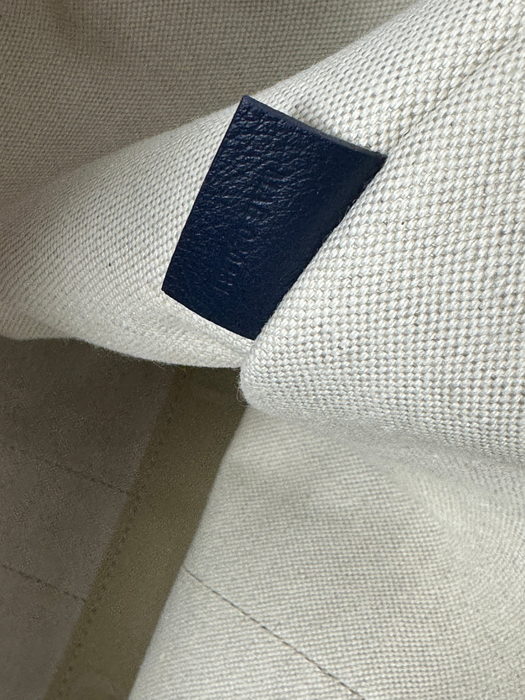 Goyard Navy Blue Vilette Tote Bag MM French Bulldog