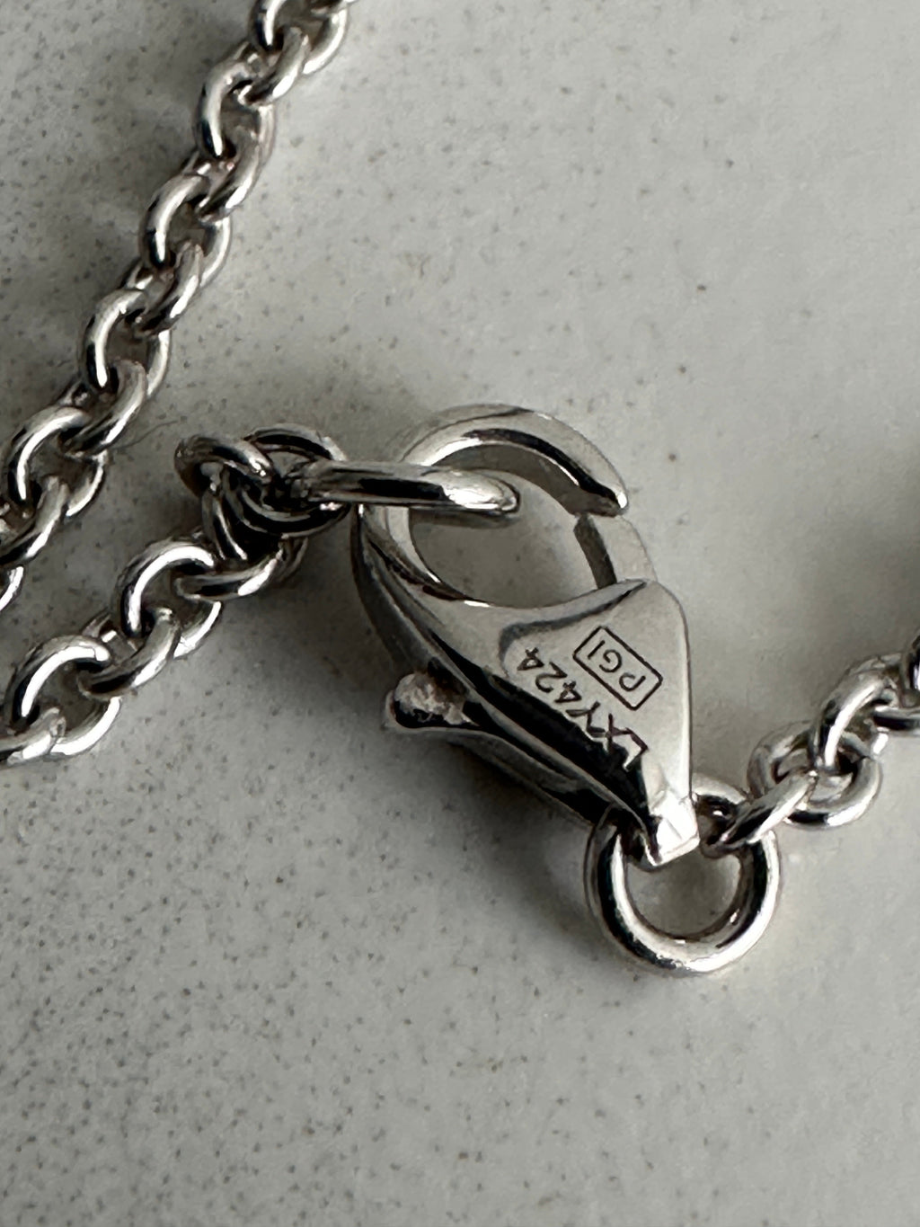 Cartier 18K White Gold Interlocking Love Bracelet - XS / S
