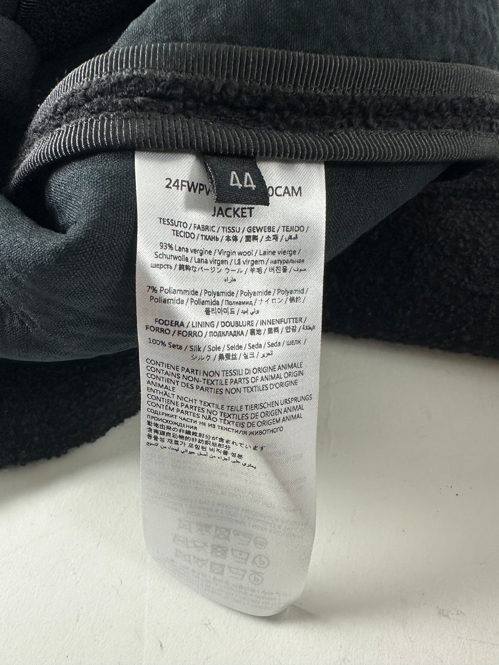 Giambattista Valli Black Wool and Tweed Zip Jacket - IT44 / 8