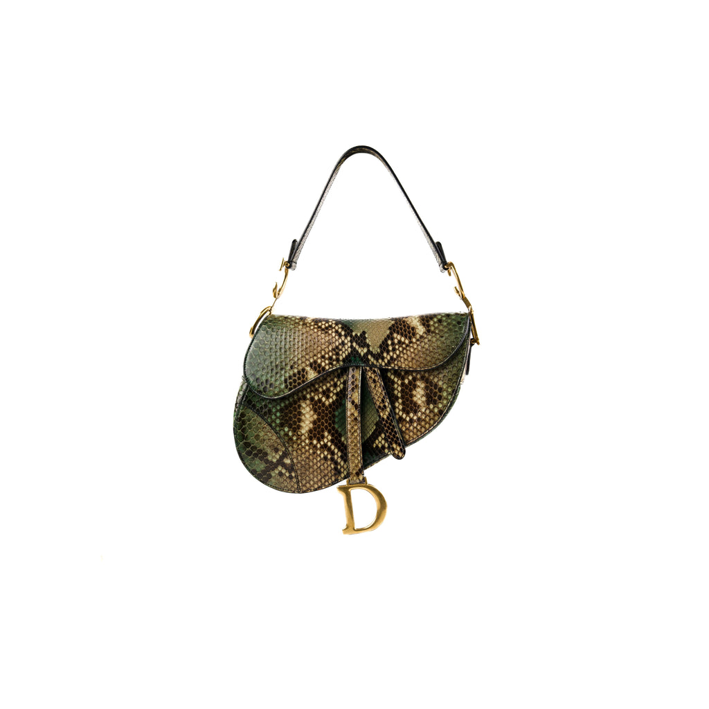 Dior Python Saddle