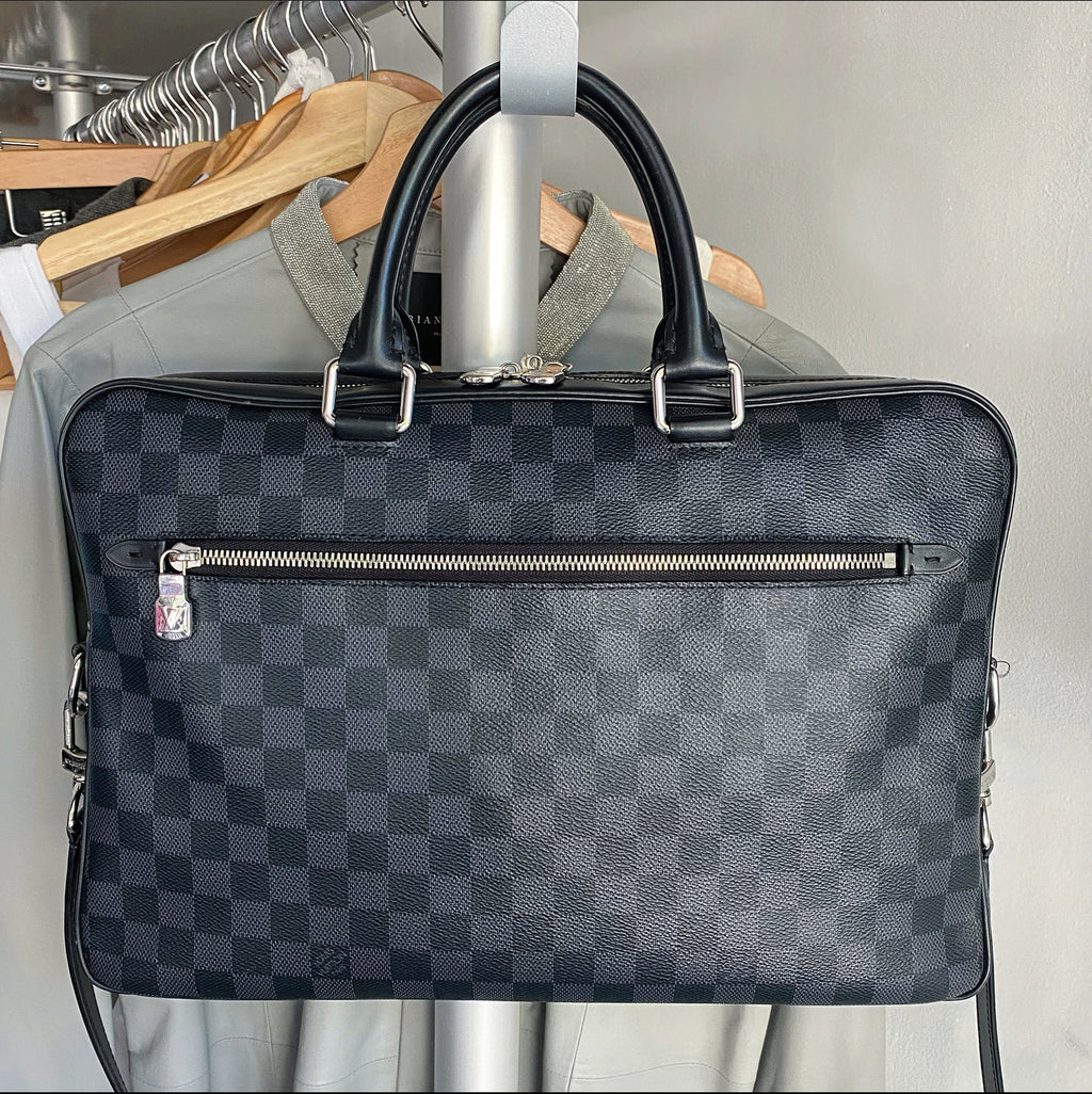 Louis Vuitton Damier Graphite Porte-Documents Business MM Bag