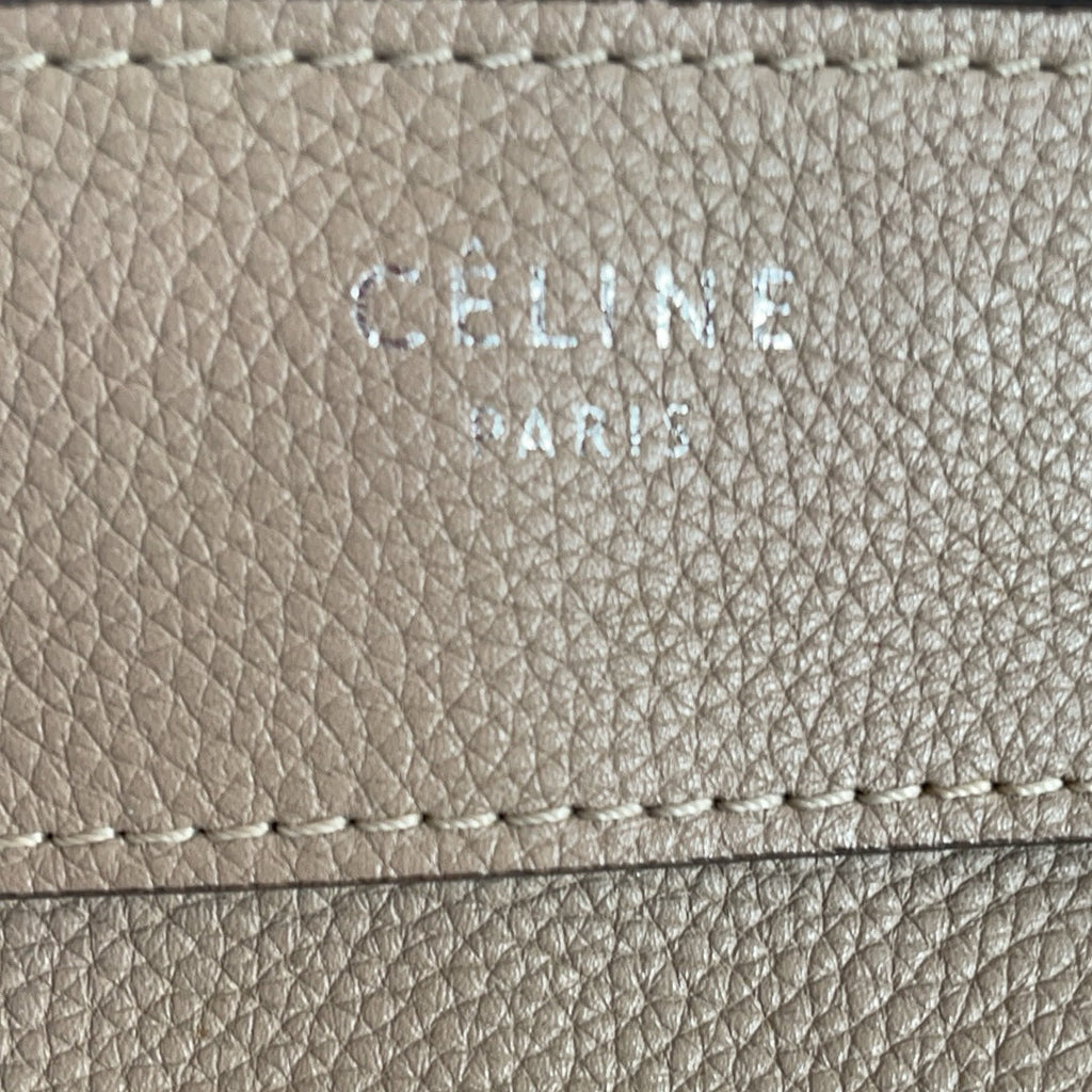 Celine Grey Luggage Micro Tote 2012