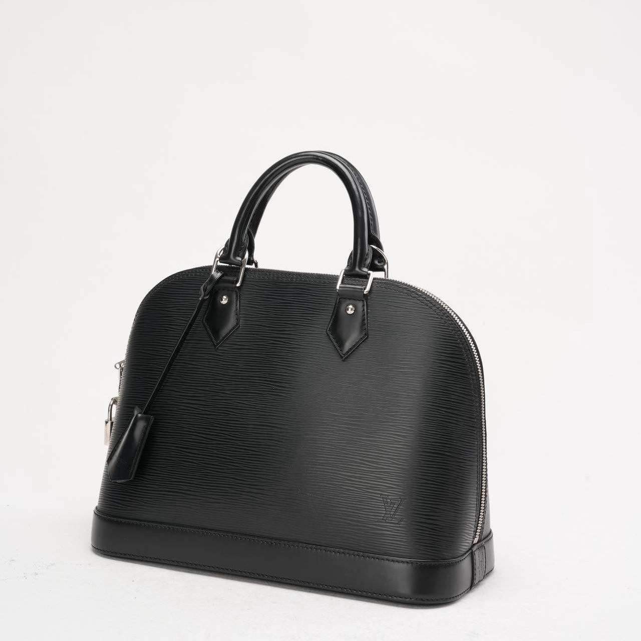 Louis Vuitton Black Epi Leather Alma PM Bag 2013