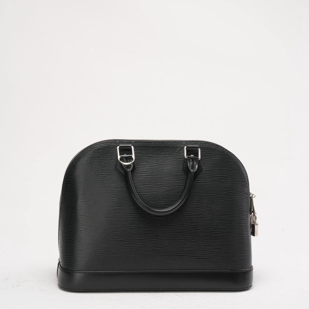 Louis Vuitton Black Epi Leather Alma PM Bag 2013