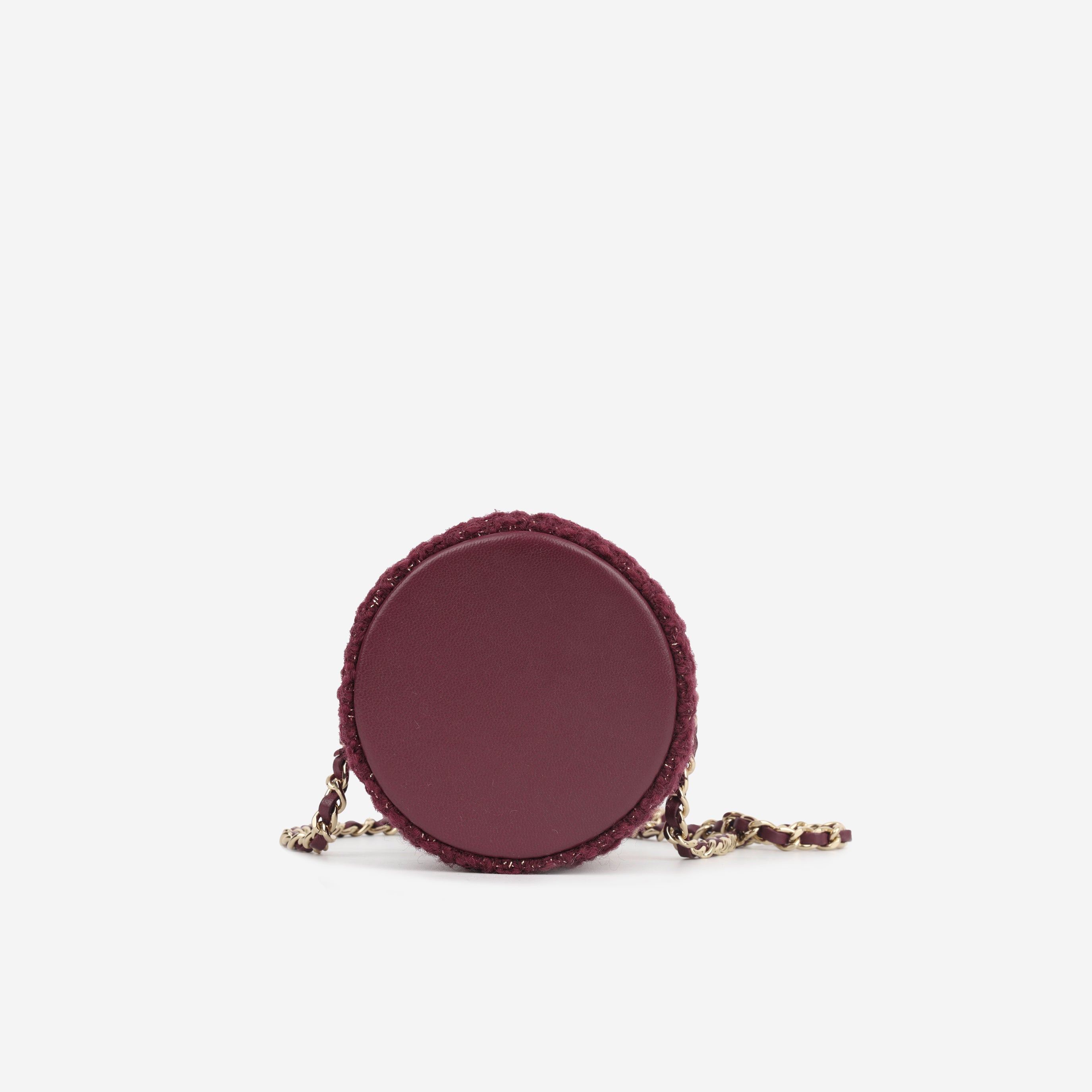 Chanel Tweed Vanity Clutch on Chain