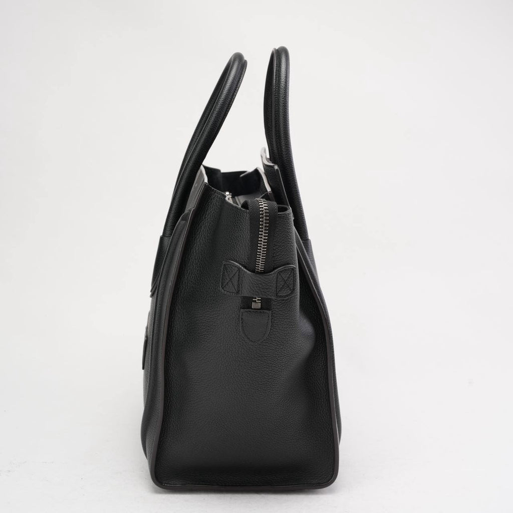 Celine Black Luggage Micro Tote 2016