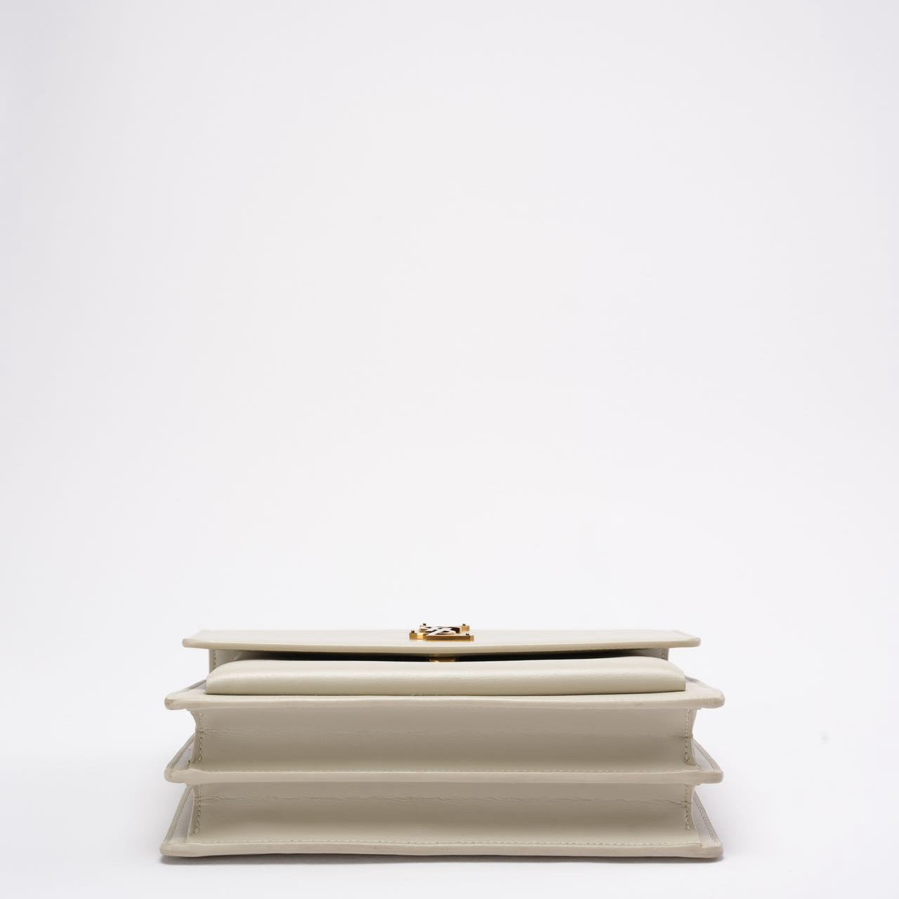 Saint Laurent White Calfskin Medium Monogram Sunset 2021