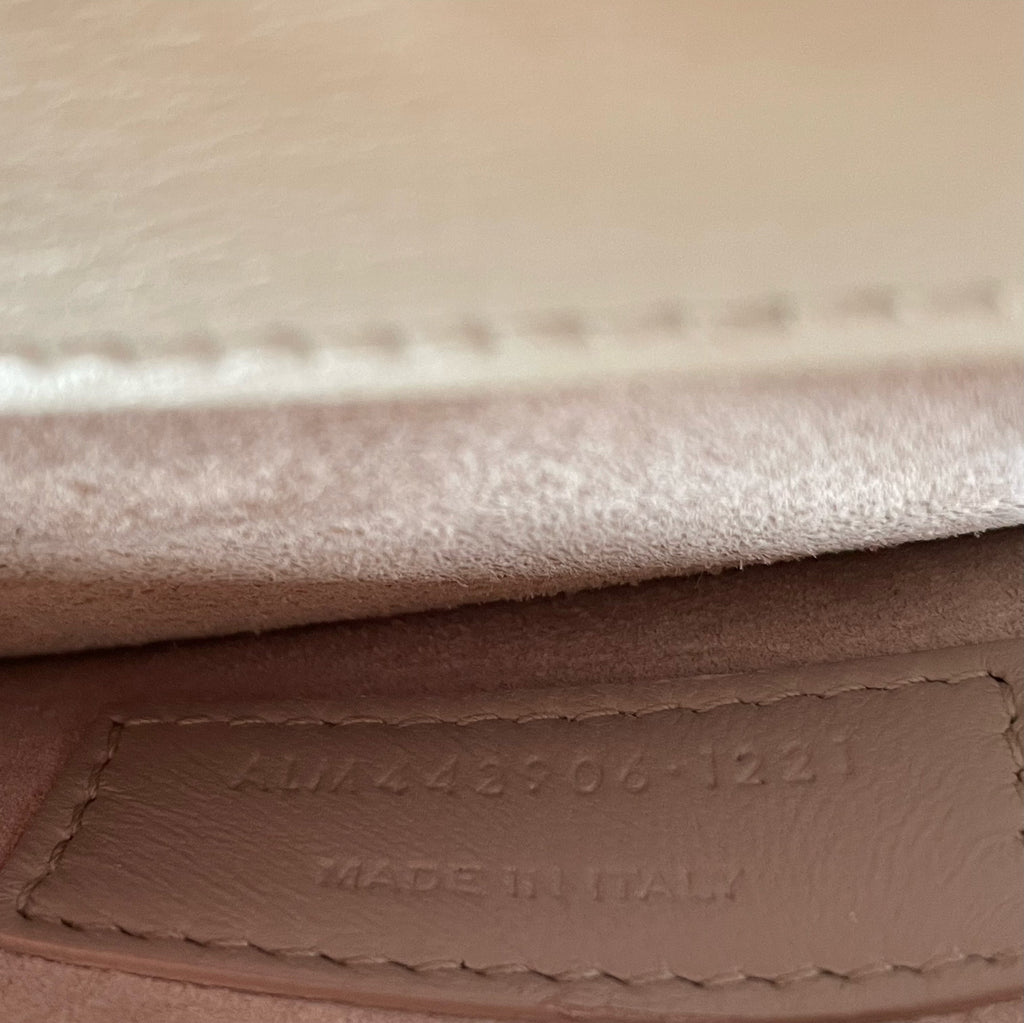 Saint Laurent White Calfskin Medium Monogram Sunset 2021