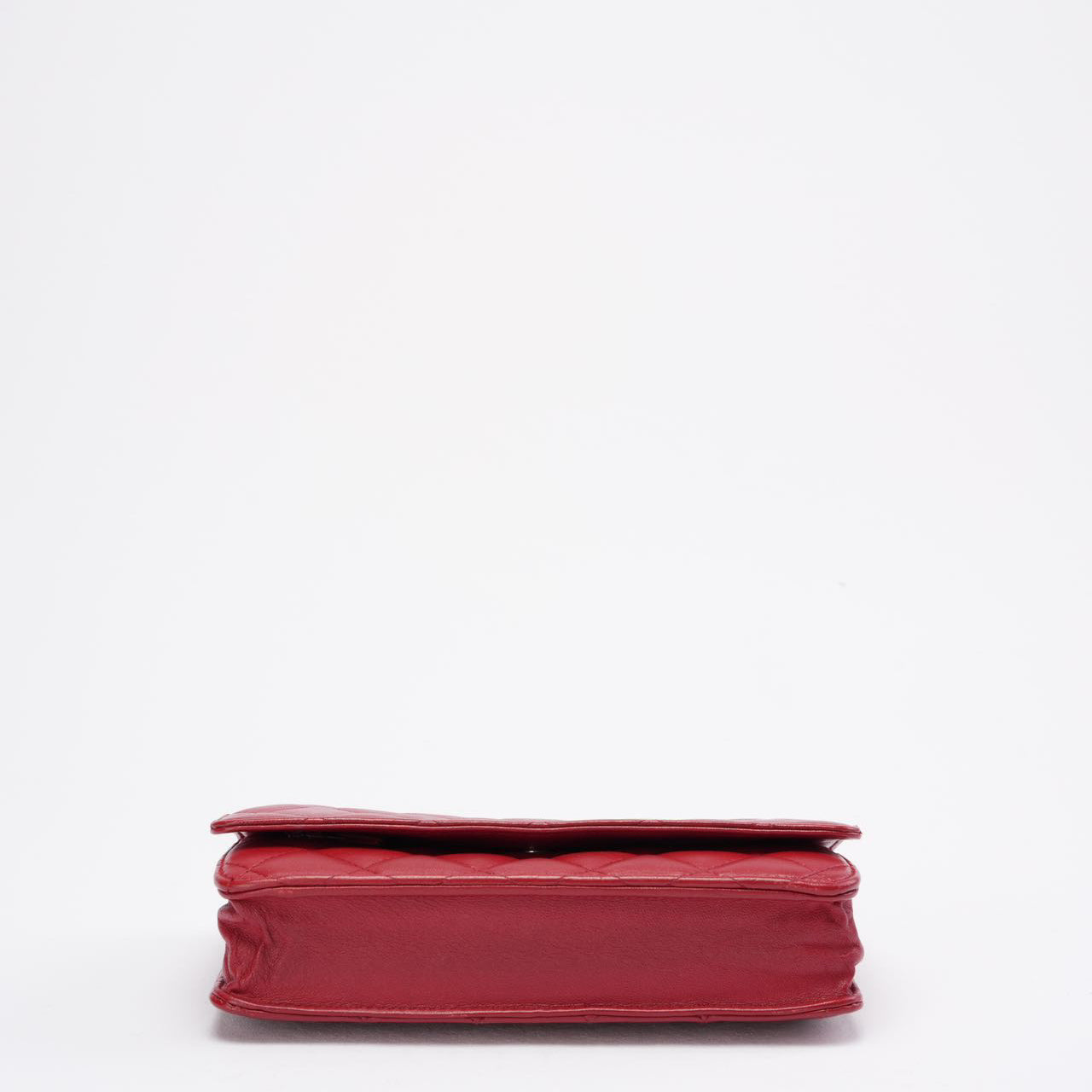 Chanel Red Lambskin Wallet on Chain (WOC) 2011