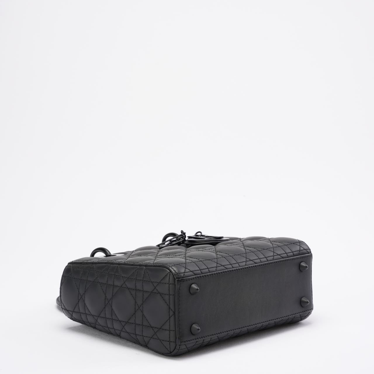 Christian Dior Matte Black Small Lady Dior Bag 2020