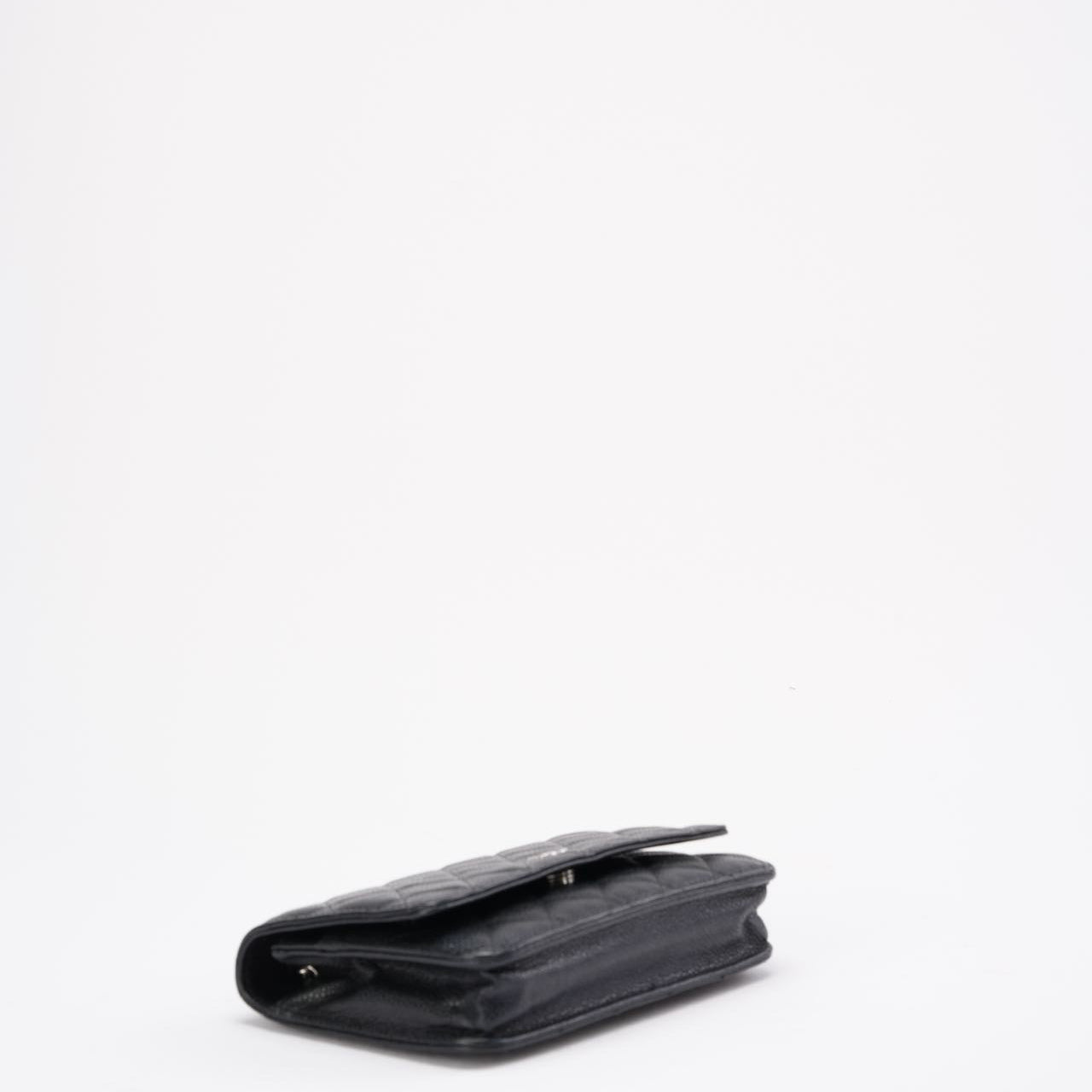 Chanel Black Caviar Leather Wallet on Chain(WOC) 2020