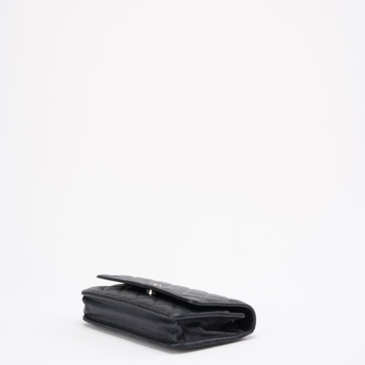 Chanel Black Caviar Leather Wallet on Chain(WOC) 2020