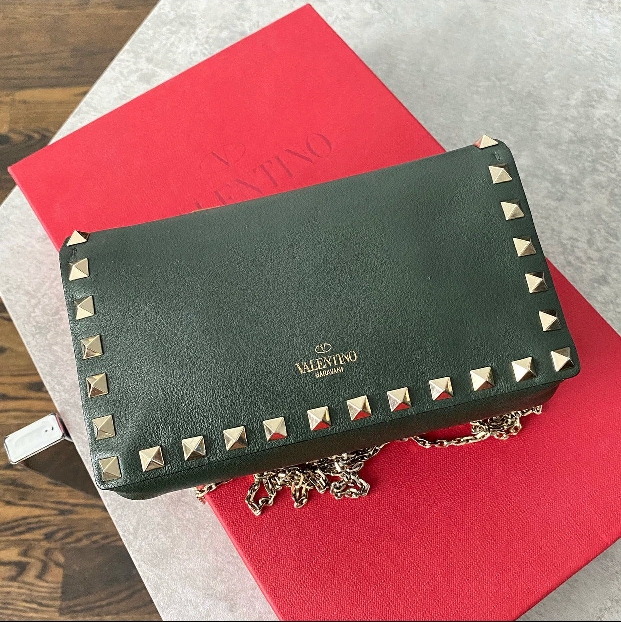 Valentino Mini Rock Stud Crossbody Bag