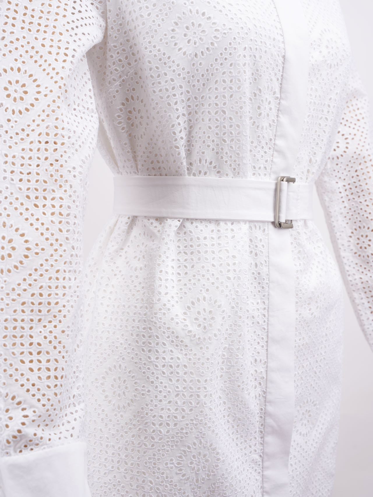 Loro Piana Embroidered White Dress – FR 38