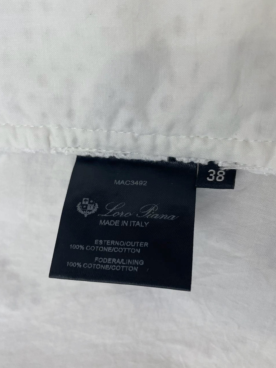 Loro Piana Embroidered White Dress – FR 38