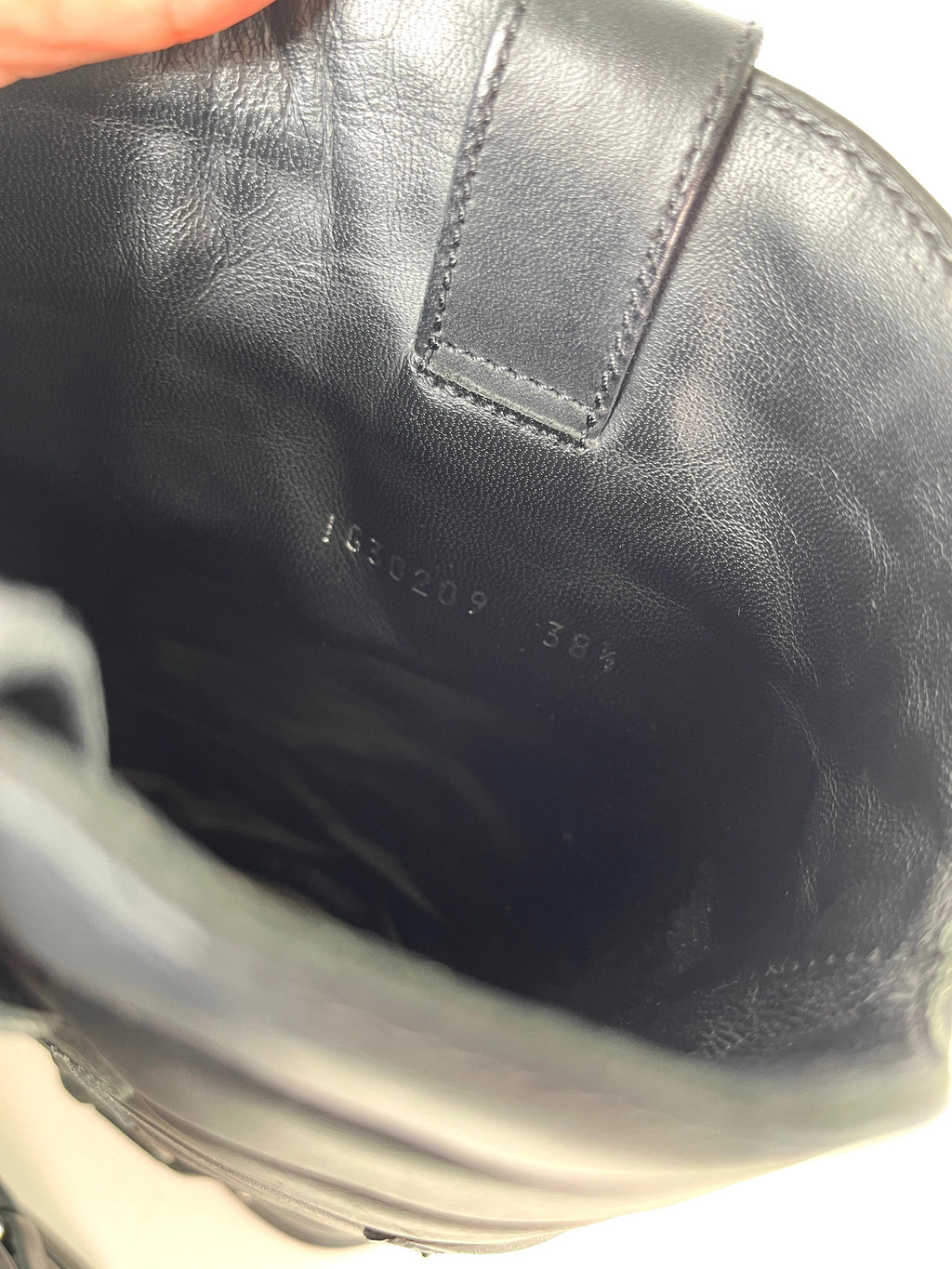 CHANEL Paris-Dallas CC Star Black Leather Moto Mid Calf Boots 38.5