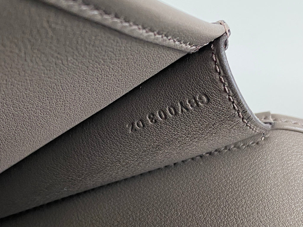 Hermes Jige Elan 29 in Swift Gris Etain Clutch Bag