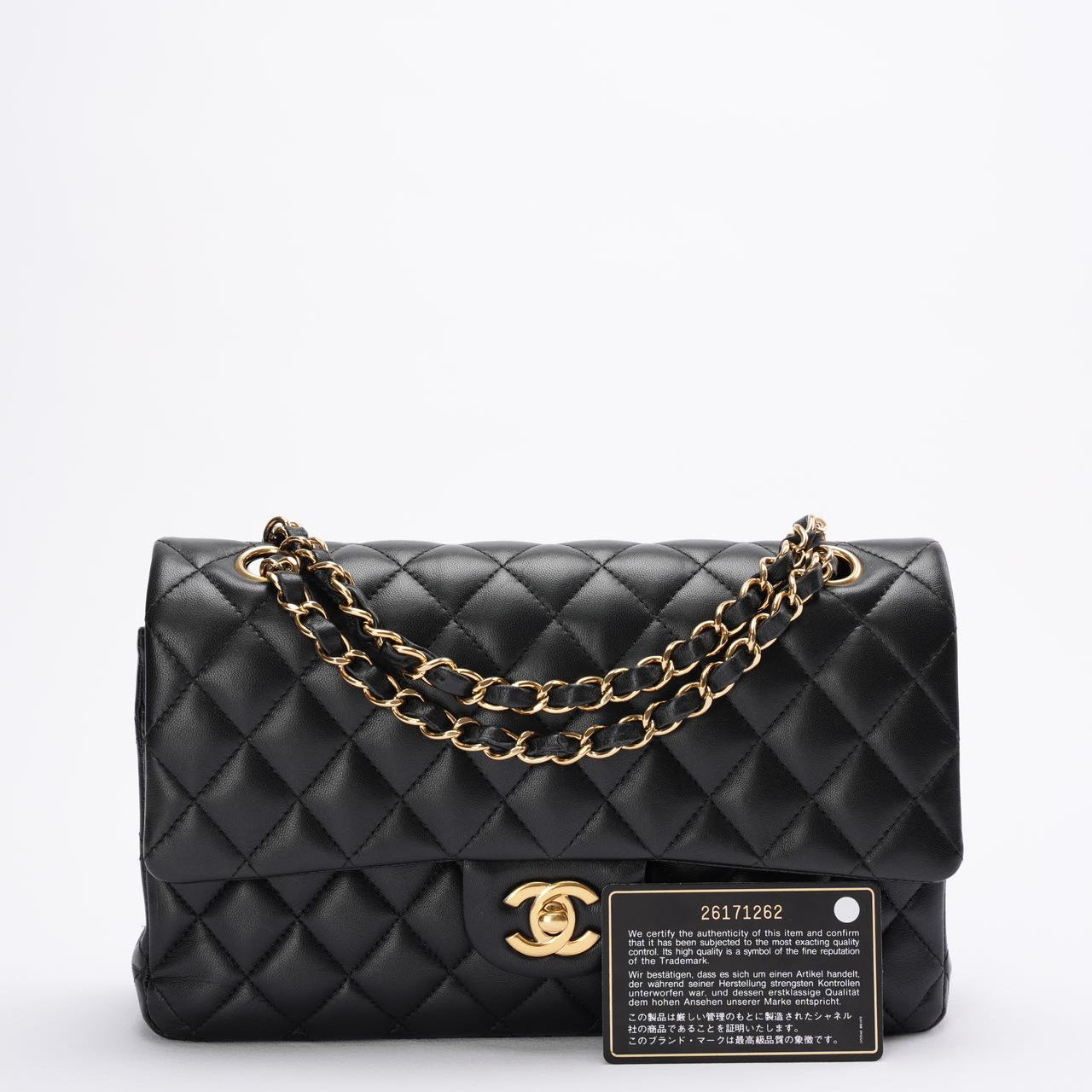 Chanel Classic Flap Bag Black Medium 2018